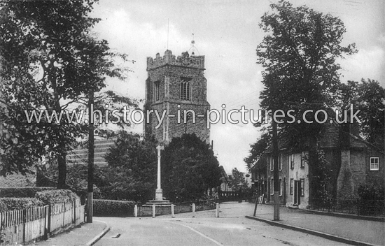 St Andrew Church, Earls Colne, Essex. c.1930s